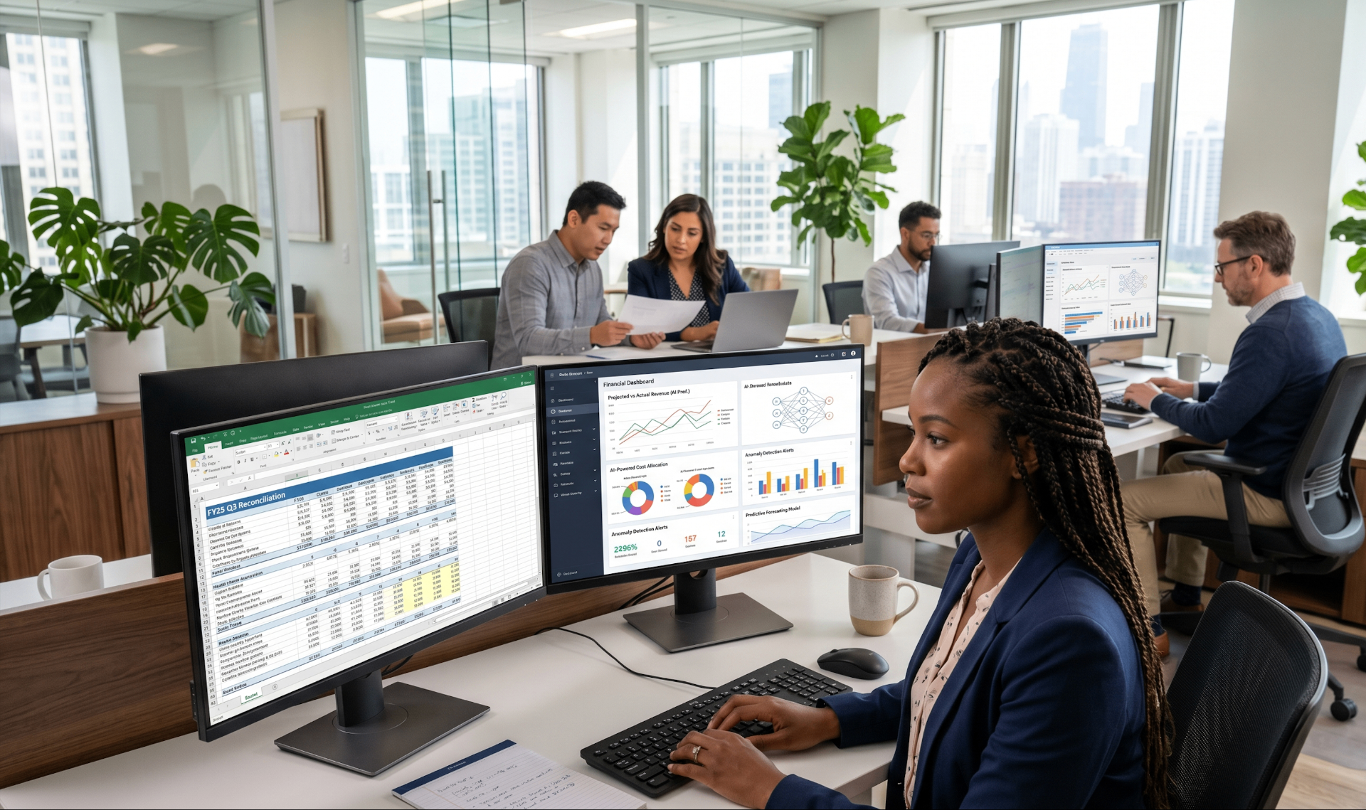 Automatisation IA de la comptabilité dans une PME : OCR de facture sur un ordinateur portable